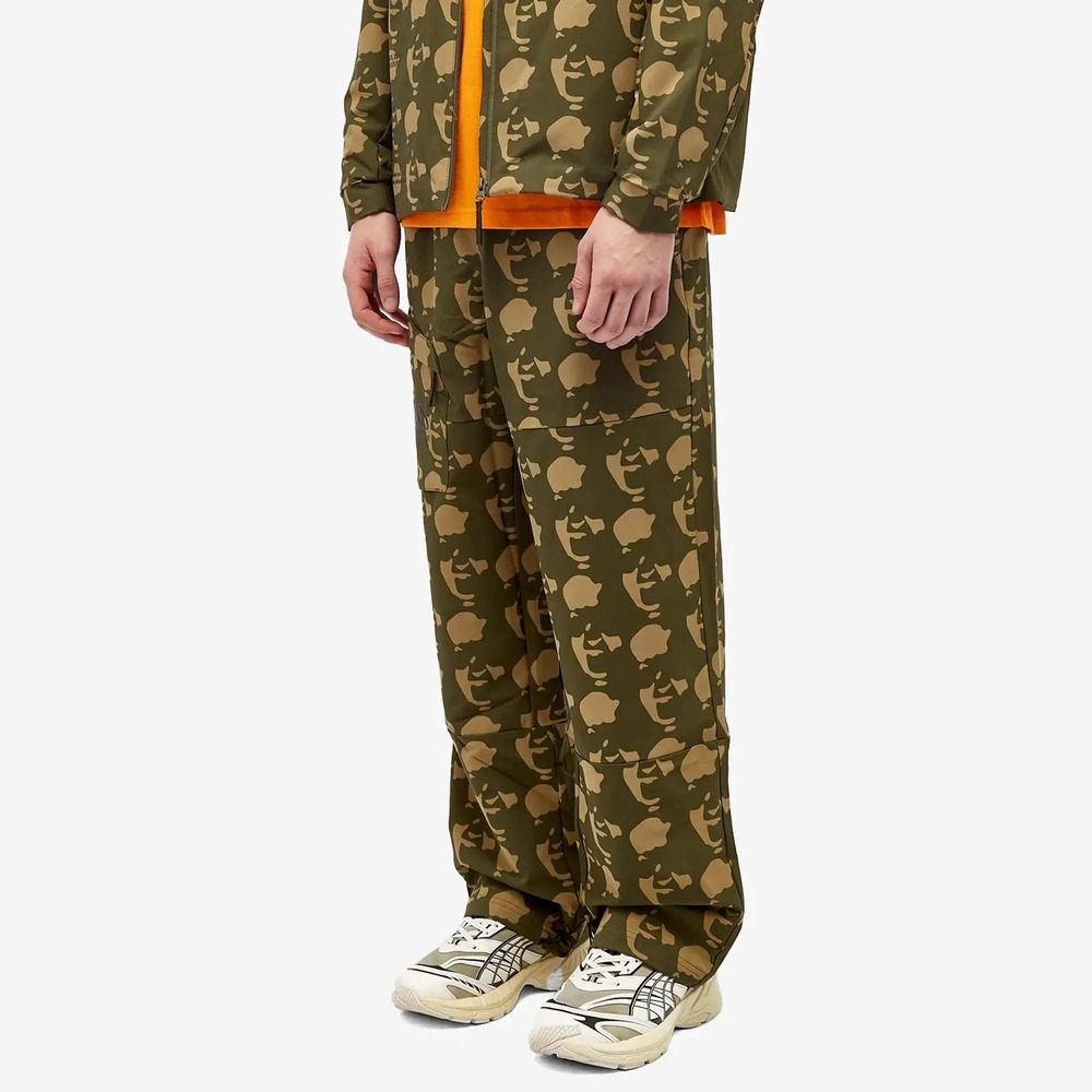 PUMA x Pleasures Cargo Pants Men Size M Graphic Print Olive Green Y2K NWT